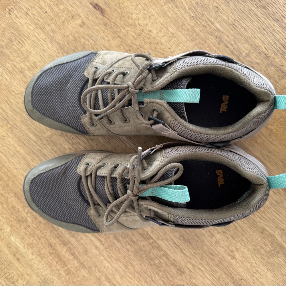 Teva Grandview GTX Low Womens Hiking Boots size 10 Olive/Teal - Picture 4 of 7